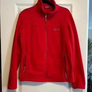 Columbia Red Fleece Jacket